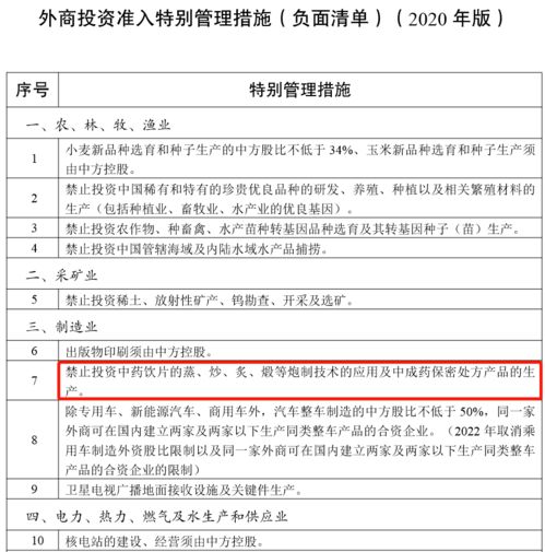 外商投資準入再拓寬 新版負面清單減至33項及法律事務規定的解讀