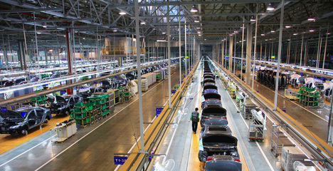 工業RFID讀寫器于汽車總裝生產線的案例